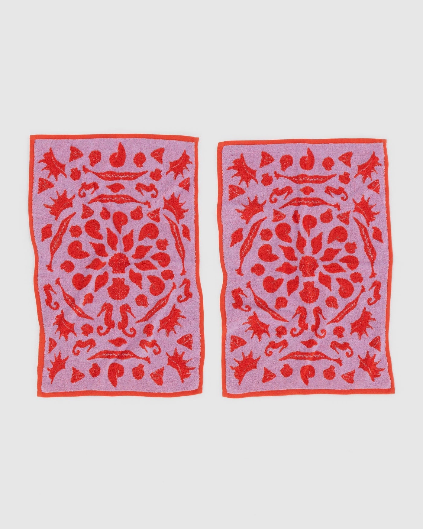 Hand Towel Set of 2 - Sea Shells