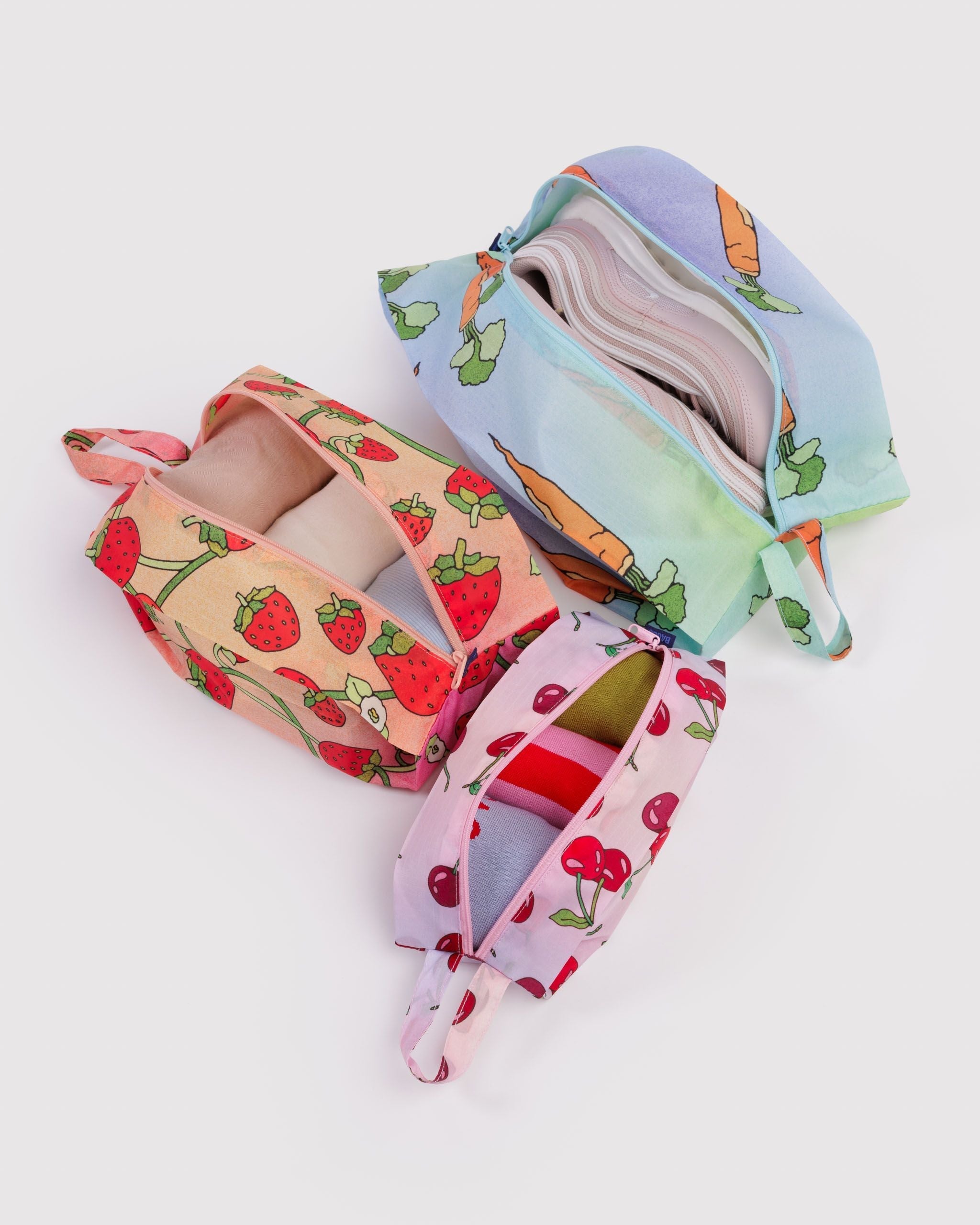 3D Zip Set - Carrots & Berries - Beach Ready