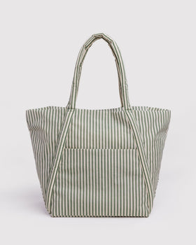Cloud Bag - Sage Stripe