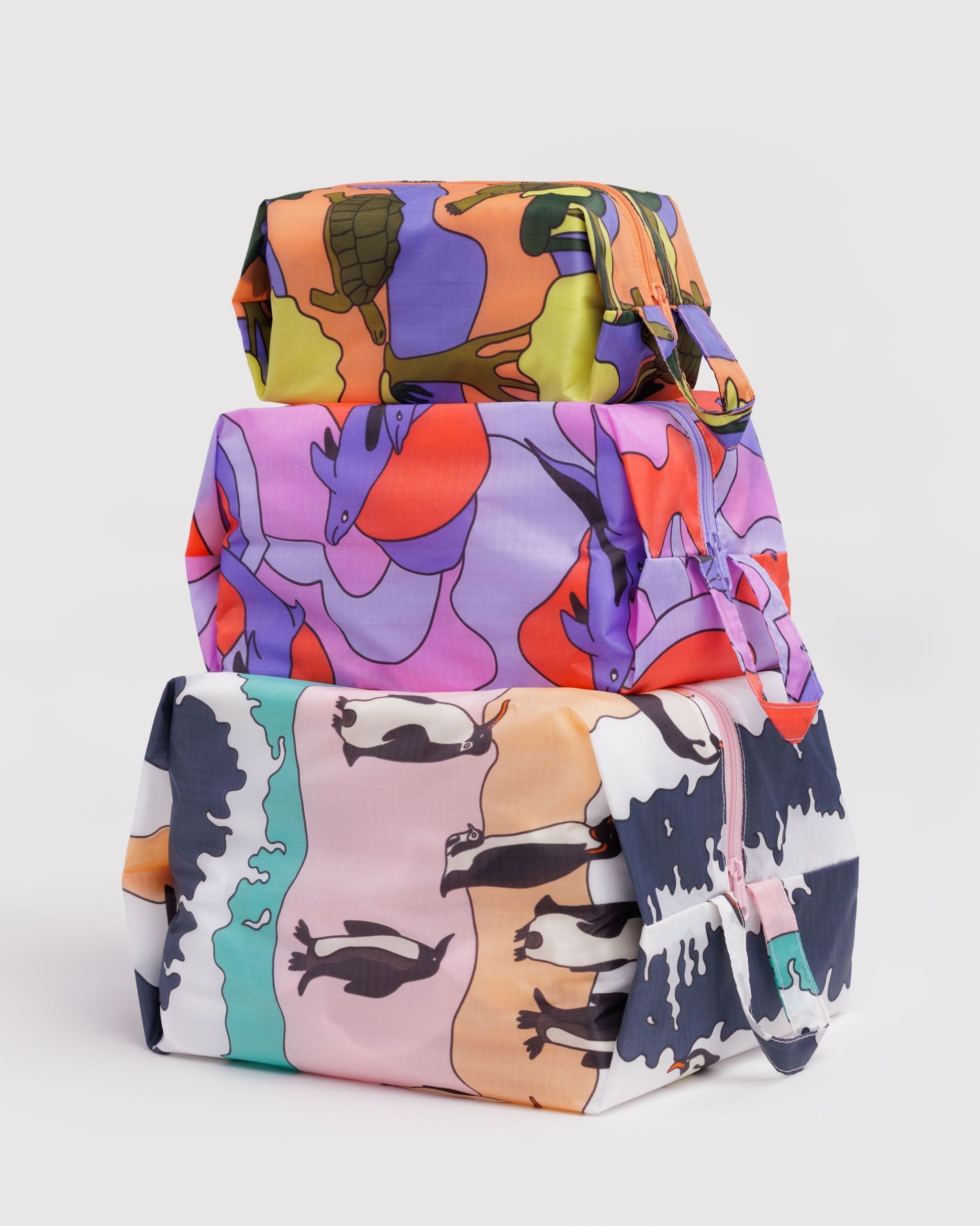 3D Zip Set - Vacation Animals - Travel Ready