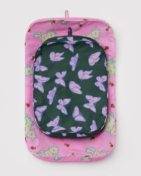 Large Packing Cube Set - Spring Animals