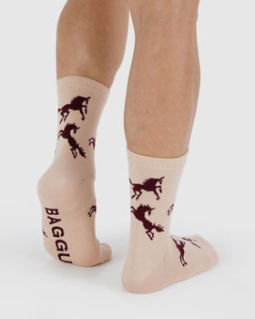 Crew Sock - Horses