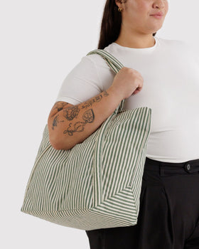 Cloud Bag - Sage Stripe