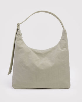 Nylon Shoulder Bag - Celadon