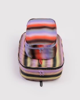 Packing Cube Set - Gradient Stripes
