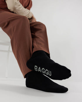 Ribbed Sock - Black