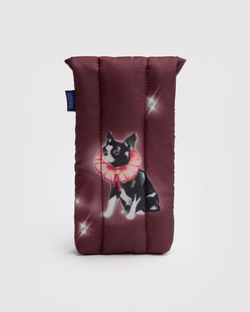 Puffy Glasses Sleeve - Fancy Dogs