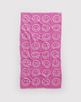Bath Towel - Happy Pink