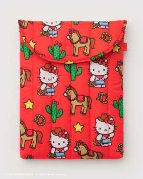 Puffy Laptop Sleeve 16" - Hello Kitty Western