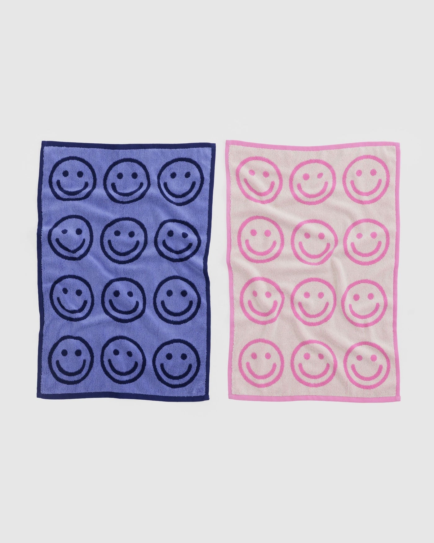 Hand Towel Set of 2 - Happy Pink Blue