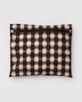 Cloud Carry-on - Blurred Gingham Brown